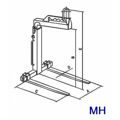 Захват вилочный г/п 2000 кг HCF-2 MH c ручной регулировкой ц.т.
