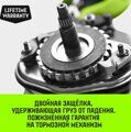 Таль ручная рычажная HITCH LH201-GSB Гальваническая цепь. Защита от перегруза 1 т 9 м